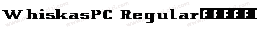 WhiskasPC Regular字体转换